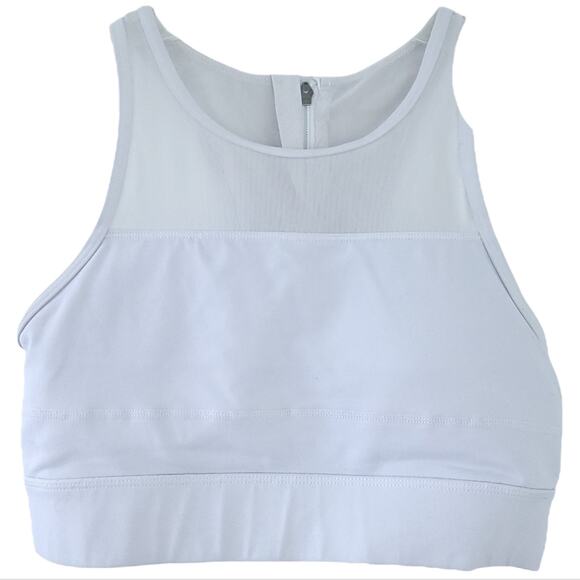 Zyia Active All Star "One More Rep" Sports Bra White/Light Gray Medium (34A-36C) - Picture 3 of 7